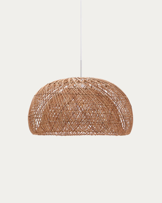 Isora ceiling lamp shade made of rattan with a natural finish Ø60cm