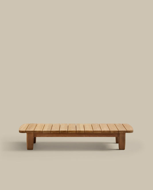 Tirant coffee table made from solid teak wood 140 x 70 cm FSC 100%