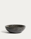 Darnen sink on a marble slab in gray color Ø 40 cm