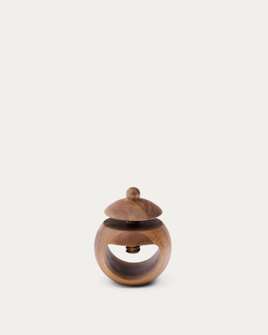 Nukha nut made of FSC 100% acacia wood