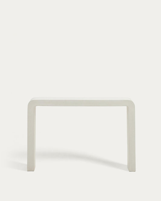 Konzola Aiguablava od belog cementa, 120 x 80 cm