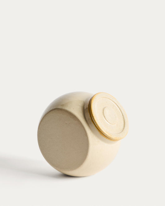 Belor white ceramic pot 17cm
