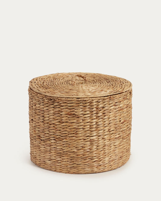 Yessira clothes basket made of natural fibers, 45 cm