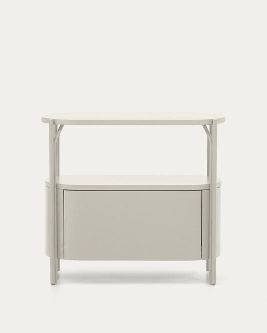 Arely bathroom cabinet with steel structure and MDF in white color 90 x 40 cm