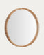 Polke Teak mirror Ø 100 cm