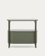 Arely bathroom cabinet with steel construction and MDF in green color 90 x 40 cm