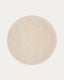 Marely round, white, wool carpet, Ø 200 cm