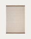 Nifelia beige wool jacquard rug, 160 x 230 cm