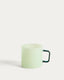 Micla mug made of light green glass