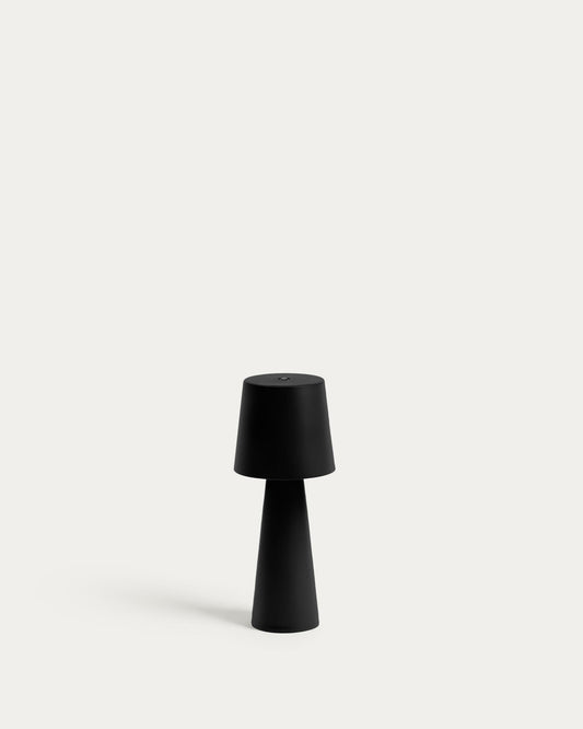 Arenys small outdoor metal table lamp in black