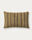 Dorevi green striped pillowcase made of silk blend 40 x 60 cm