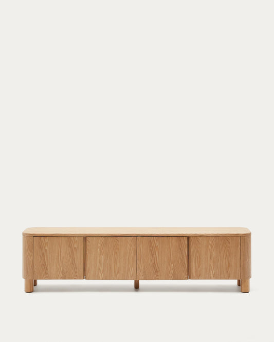 Salaya tv stand made of ash plywood FSC Mix Credit, 200 cm x 52 cm