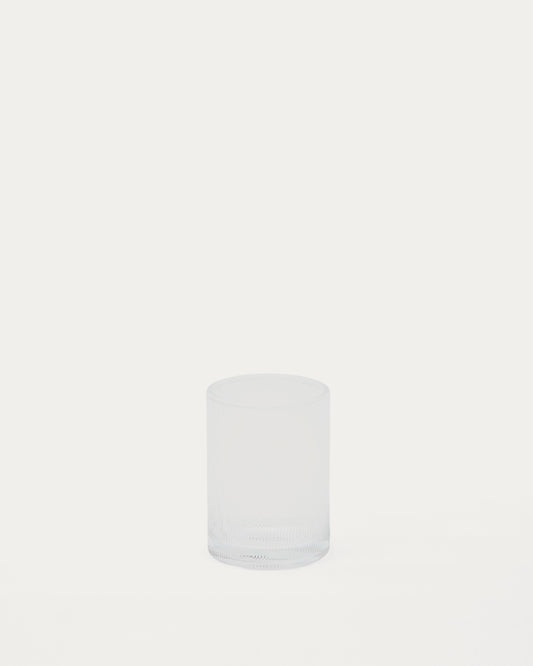 Arlem toothbrush holder made of clear glass