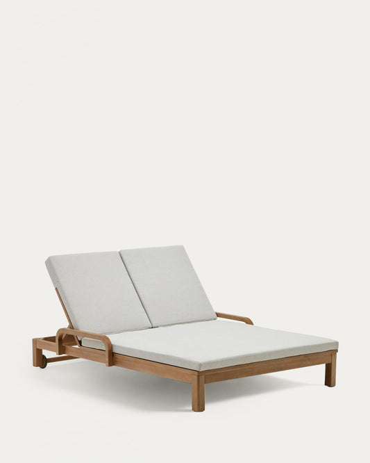 Sonsaura double lounger made of solid eucalyptus wood FSC 100%
