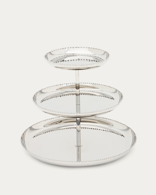 Nirella three-layer stainless steel tray