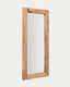 Maden mirror made of wood with a natural finish 80 x 180 cm