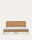 Lennon bed made of solid oak and oak veneer for mattresses 180 x 200 cm, FSC MIKS Credit