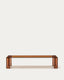 Adularia brown tempered glass coffee table, 140 x 60 cm