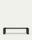 Adularia dark gray tempered glass coffee table, 140 x 60 cm