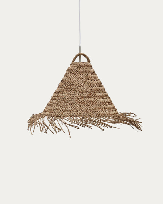 Fonteta ceiling lamp made of natural fibers in a natural finish, Ø 40 cm