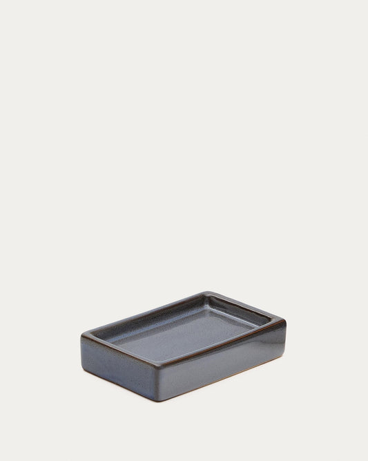 Silvet Gray stone soap dish