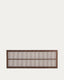 Beyla solid ash wood headboard with walnut finish for a bed up to 180 cm FSC 100%