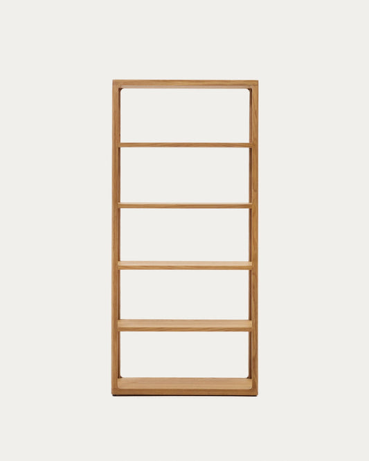 Maymai shelf with solid oak structure 90 x 193 cm