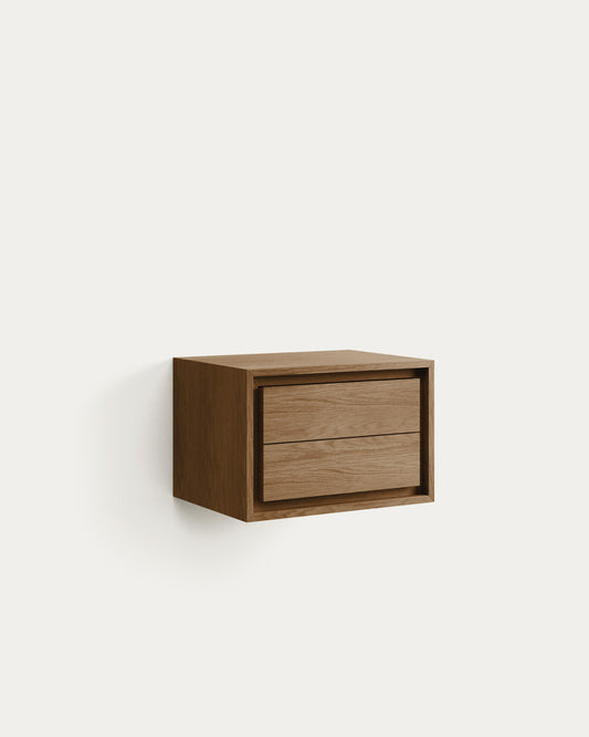 Kenta bathroom furniture in solid teak wood with a natural finish, 60 x 45 cm