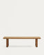 Canadell 100% recycled teak outdoor bench, 210 cm