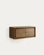 Kenta solid teak bathroom furniture with natural finish, 90 x 45 cm