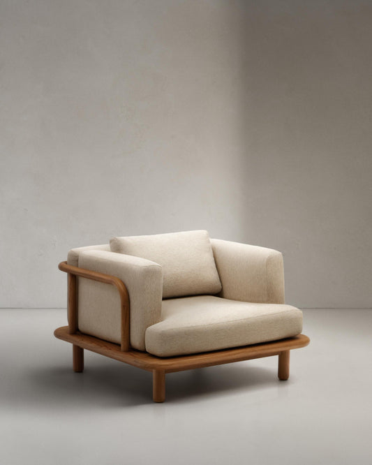 turqueta armchair made of solid teak wood FSC 100%