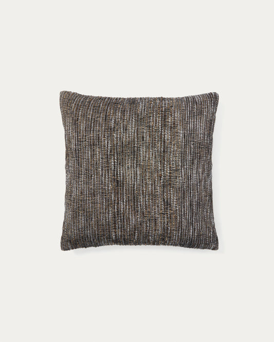 Gulbe cushion cover made of multicolored silk and cotton, 45 x 45 cm