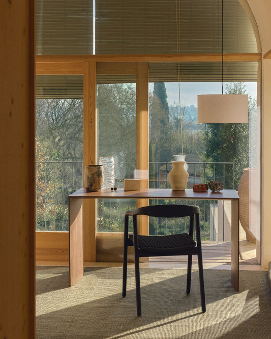 Litto desk in walnut veneer FSC Mix Credit 140 x 60 cm