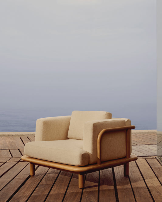 turqueta armchair made of solid teak wood FSC 100%