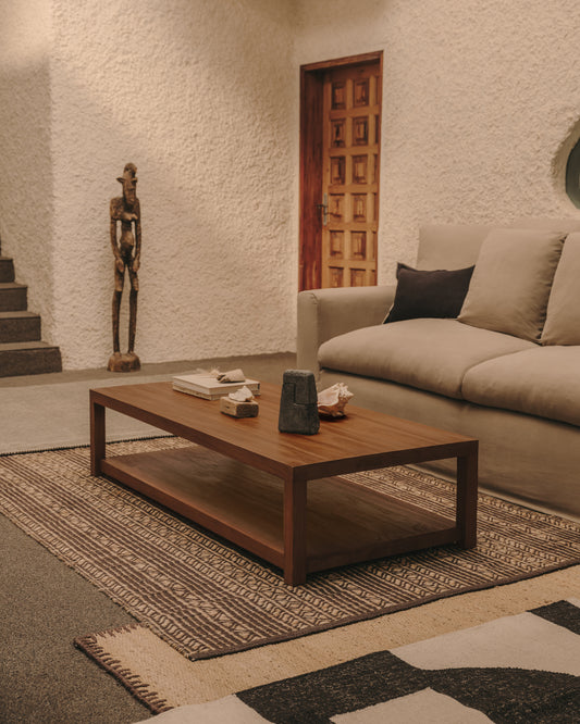 Sashi table made of solid teak wood 150 x 70 cm