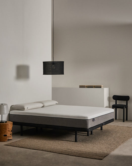 Under base upholstered with 3D fabric for 160 x 200cm mattress