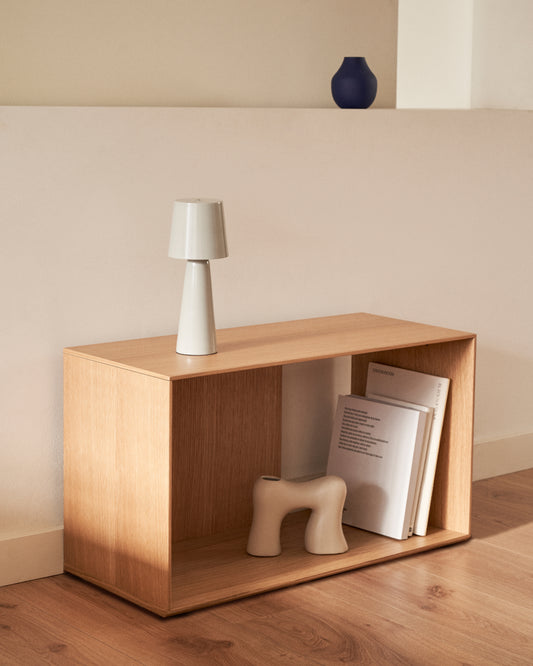 Litto middle shelf module in oak veneer, 67 x 38 cm
