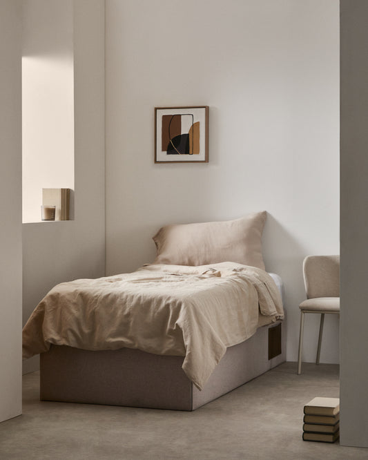 Matters sofa na rasklapanje u bež boji za dušek 90 x 190 cm
