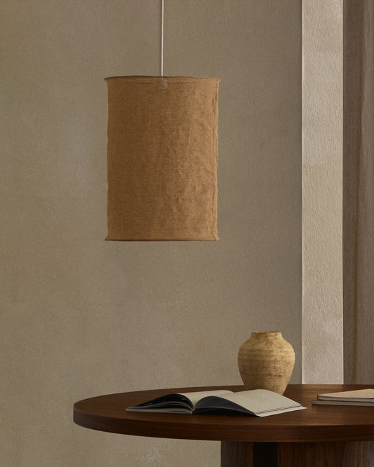 Mariela ceiling lamp shade in beige finish Ø 40 x 60 cm