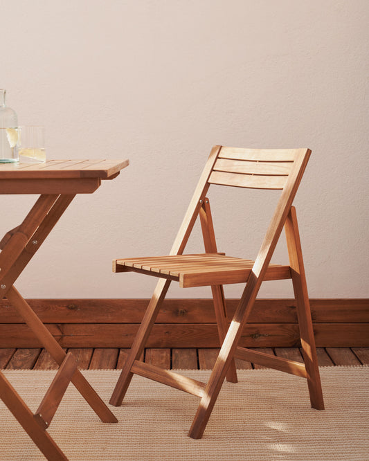 Sadirar folding outdoor chair made of solid acacia wood FSC 100%