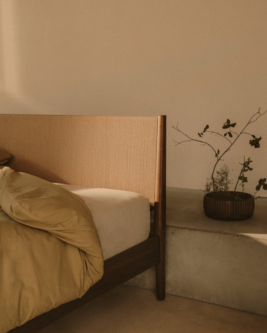 Sifinia zelena navlaka i jastučnica, rese od 100% pamuka, krevet od 90 cm