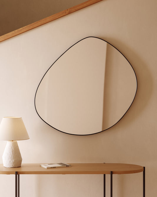 Anera steel mirror, 93 x 90 cm