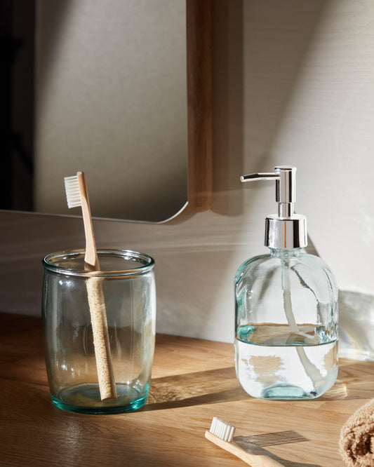 trella transparent soap dispenser