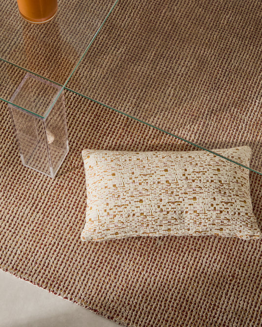 Multicolored jacquard Manma cushion cover 30 x 50 cm