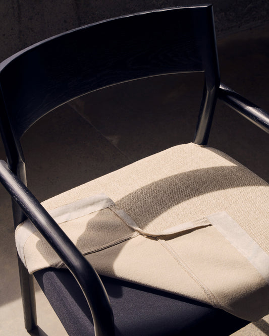 Falconera chair cover in beige chenille