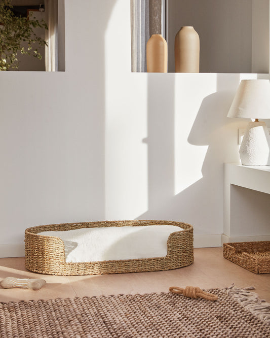 Flicker pet bed made of natural fibers Ø 80 x 45 cm