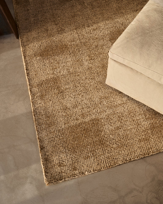 Susi green bamboo viscose carpet 160 x 230 cm