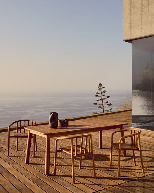 turqueta folding table made of solid teak wood, 220 (294) x 100 cm, FSC 100%