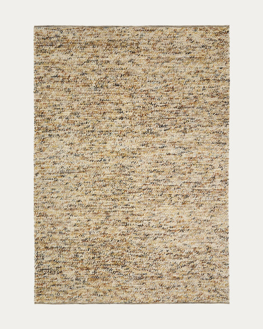 Elanis multi-colored carpet boucle made of wool 200 x 300 cm