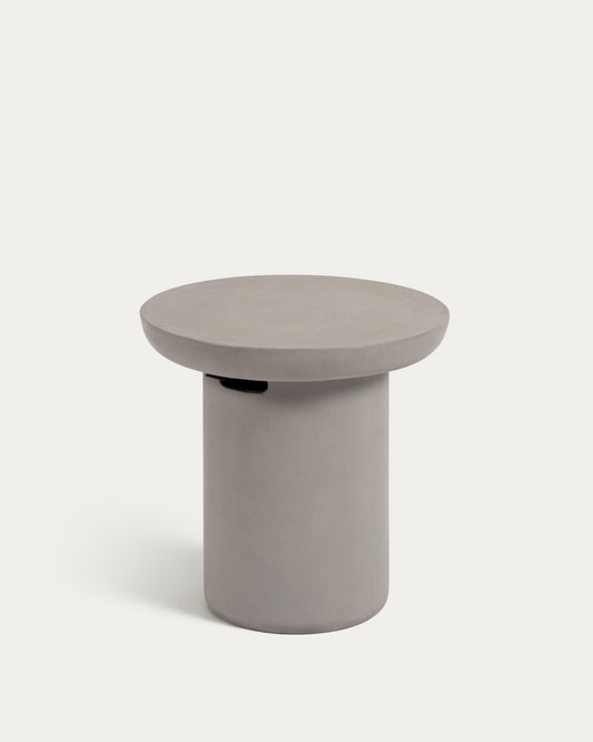 taymi concrete round outdoor side table Ø 50 cm